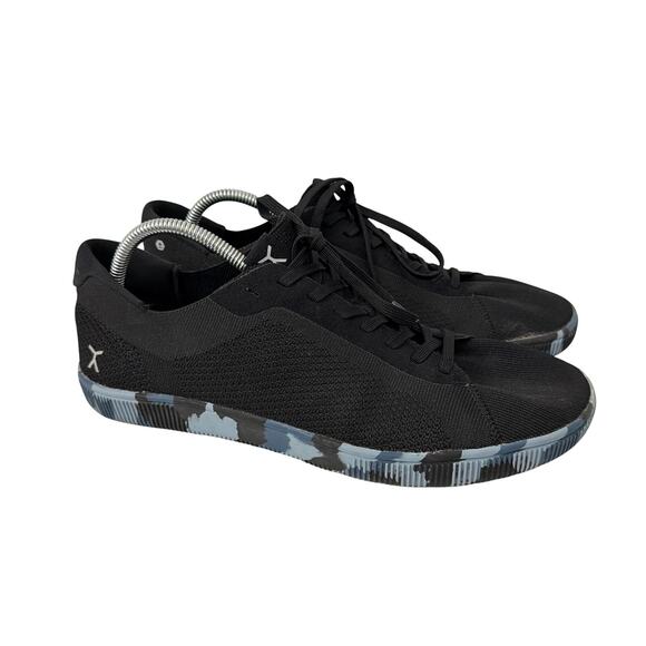 Flux Shoes Mens Size 11.5 Adapt Trainer Black Blue Camo Barefoot Knit Sneakers main image 9